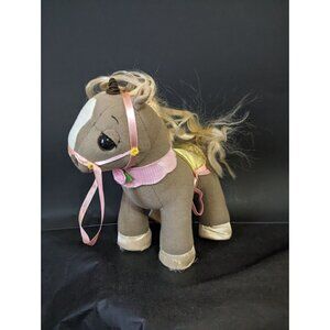 Disney Playmates Brown Pony Plush Horse 2007‎ 7.5" stuffed animal toy